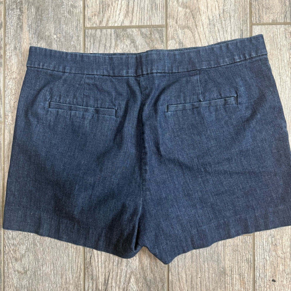 Banana Republic Indigo Denim shorts sz12 sailor - Picture 3 of 10